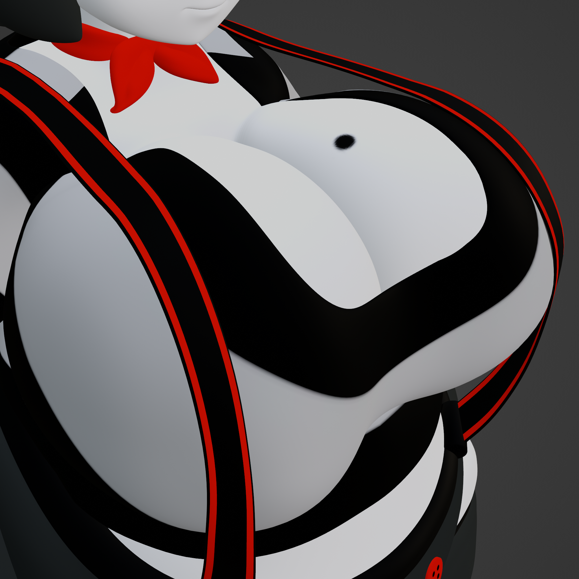 Mippi's iconic boob mole.
